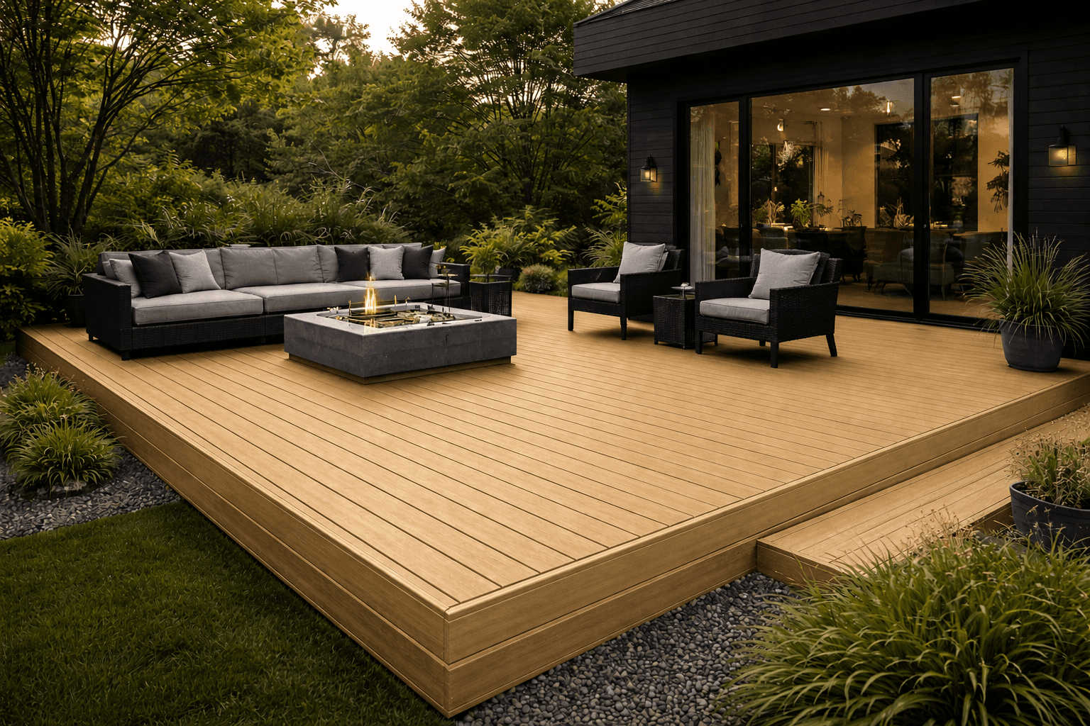 Conch decking board in Desert